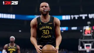 NBA 2K25 First Look Gameplay (Next Gen) Warriors vs Mavs | NBA 2K25 Full Gameplay Showcase Concept