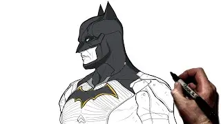 How To Draw Batman | Step By Step | Gotham Knights