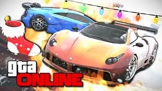 НОВОГОДНИЕ ГОНКИ СО СНЕГОМ В GTA 5 ONLINE #173