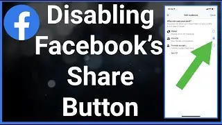 How To Disable Facebook Share Button