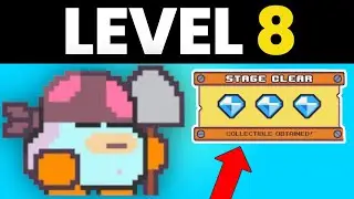 Shovel Pirate - Level 8 - 3/3 Gems & Collectible Walkthrough/Gameplay - Simple Guide