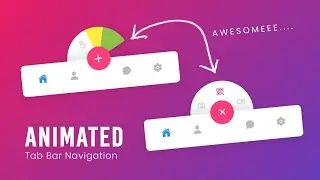 Animated Tab Bar Navigation using CSS & Javascript