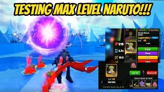 Testing Max Level Naruto !!! Time to Farm to evolve him ! - Anime Adventures