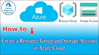 🔴 How to create a Resource Group and create Storage Account in Azure Cloud | Azure Beginner Tutorial