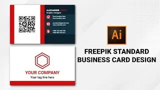 Creative Business Card Design Tutorial In Illustrator | Adobe illustrator Beginner