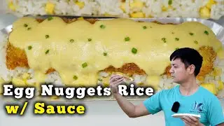 Egg Nuggets Rice Negosyo w/ Sauce