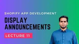 Shopify, Remix.js, How to Display Announcements in Shopify Polaris  Shopify App Development