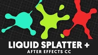 Liquid Splatter Effect Tutorial - T034