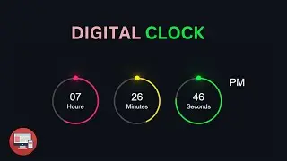 Create a Digital Clock with HTML, CSS, and JavaScript (2024)