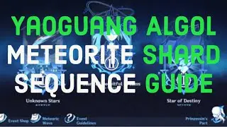 YaoGuang Algol Meteorite Shard location Sequence Guide | Unreconciled Stars Day 2 | Genshin Impact