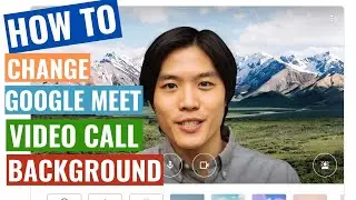 How to change background in google meet free version