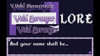 Void Stranger Lore: Void Lord Names