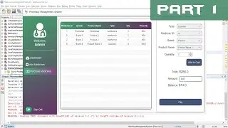 JavaFX Tutorial (1/2) - Pharmacy Management System in Java Netbeans