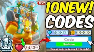 🚨New!! Update🚨 TOILET TOWER DEFENSE ROBLOX AUGUST CODES 2024 -TOILET TOWER DEFENSE CODES