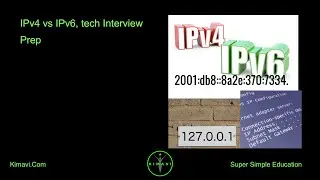 IPv4 vs IPv6, tech Interview Prep