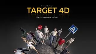 Target 4D plug-in: Easy place object to surface