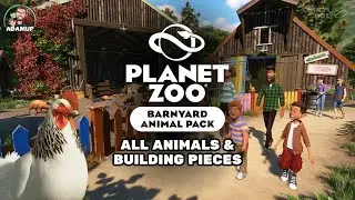 Planet Zoo Barnyard Pack - All Animals and Construction Pieces. FIRST LOOK