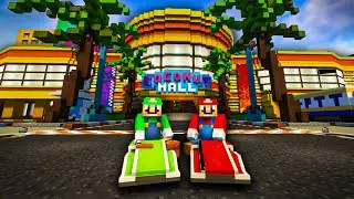 Coconut Mall! - Mario Kart in Minecraft [17]