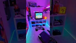 My closet turned into a retro setup #gaming #retrogaming #retro #gamingroom