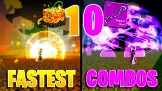 Top 10 FASTEST Combos in Blox Fruits...