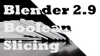 Slice Using Booleans and Arrays In Blender 2.9