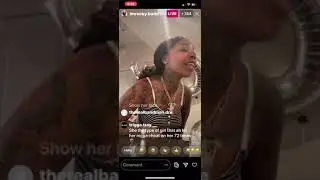 Rocky Badd Beefing with Girlfriend on live!!!!