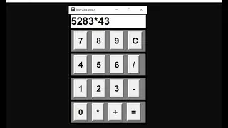 Simple GUI Calculator In Python With Source Code | Source Code & Projects