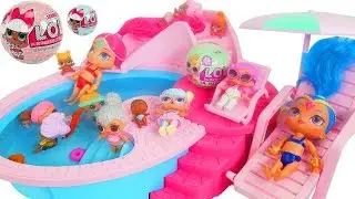 Shimmer and Shine Game at Barbie Pool with LOL Doll