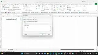 How to write and display cell message using Excel