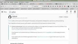 Как добавить интеграцию с github в slack