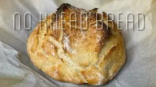 🥖 No Knead Artisan Bread Only 4 ingredients