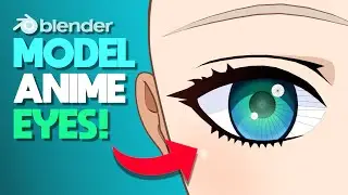 How to Create Anime Style Eyes in Blender 3D!