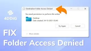 Fix Folder Access Denied You need permission to perform this action in Windows 10/11