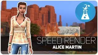 The Sims 4 Speed Render | Alice Martin (StrangerVille)