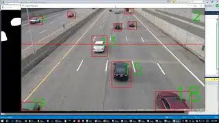 Simple Car Counting and Walker tracking by OpenCV C++