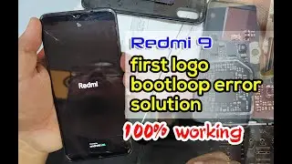 Redmi 9  boot loop error solution 100% working