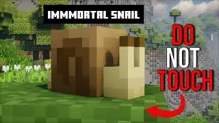 Minecraft Hardcore But The Immortal Snail Is Hunting Me...