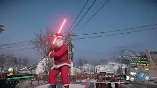 Dead Rising 4  Frank's Big Package Santa with a lightsaber