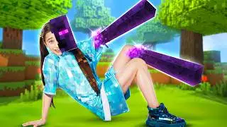 Портал в Minecraft?! Моя новая жизнь с семьей Майнкрафт!