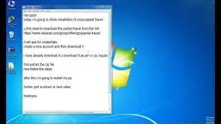 Cisco Packet Tracer Installation