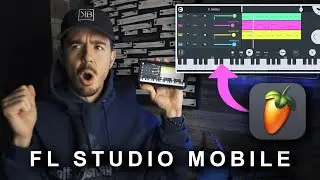FL STUDIO MOBILE IS SO FIRE ! (making a beat fl studio)