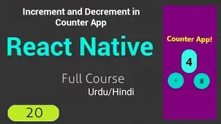 Increment and Decrement counter | How to Use React Native Paper button