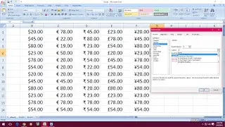 How to Auto Insert All Currency Symbol in MS Excel