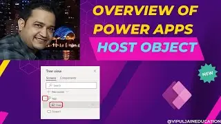 Host object in Power Apps