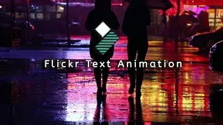 Wondershare | Filmora | how to add flicker effect | Flickr Text Animation