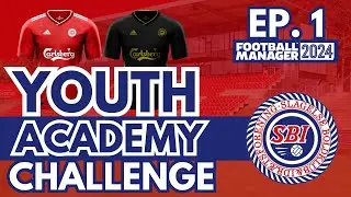 FM24 YOUTH ACADEMY CHALLENGE | #1 | WELCOME TO DENMARK!