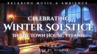 (NO MID-ROLL ADS) Winter Solstice | Inspired by ACOTAR Relaxing Music & Ambience for Fantasy Reading