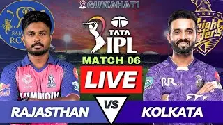 IPL 2025 Live KKR vs RR | Rajasthan vs Kolkata Live Cricket Match Today | Live IPL Score & Analysis