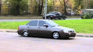 Самая быстрая пневмо подвеска. Lada Priora