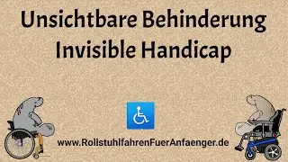 👨‍🦽👩‍🦽 Rollstuhl: Auch Rollstuhlfahrer stehen mal auf / Wheelchair: Also wheelchairuser stand up